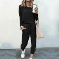 Women Tracksuits Set Ladies Hoodies Suit Loungewear Top+Pants Lounge Wear. 