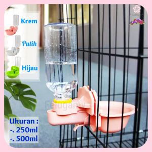 Botol Dispenser Kandang Minum Hewan Anjing Kucing Peliharaan Water Bowl Drinking