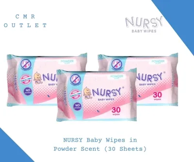 NURSY Baby Wipes Powder Scent