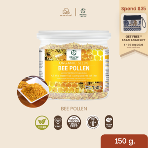 Organic Seeds 100% Pure Bee Pollen Granules Natural Superfood (150g)