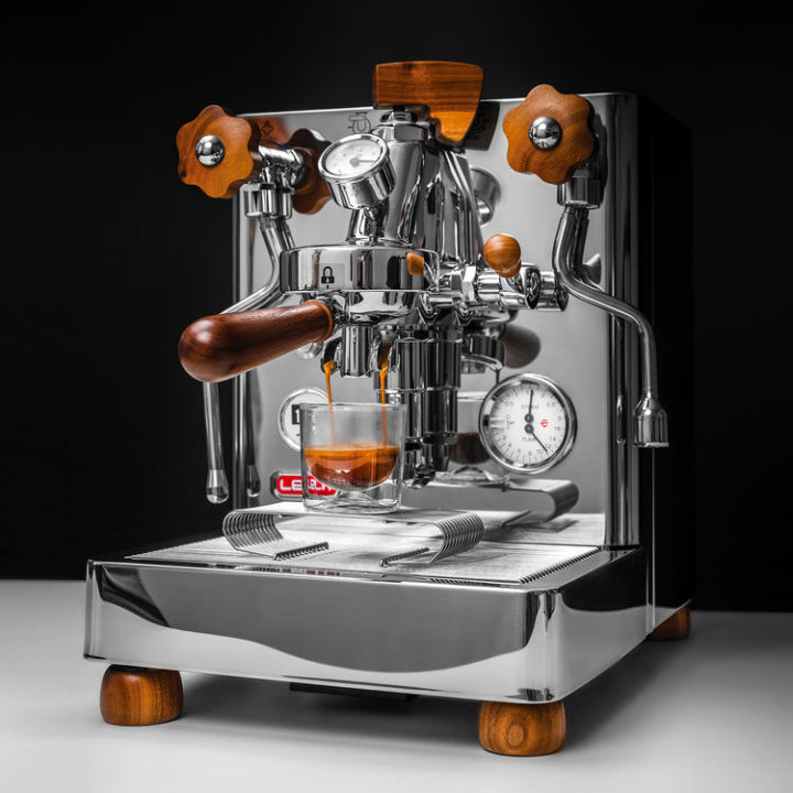 Italian Lelit Bianca coffee machine semiautomatic MP E61 double boiler