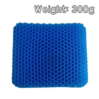 Motorcycle Seat Cushion Honeycomb Gel Pad Cool Soothing Breathable Car/Home Office Non-slip Ice Pad