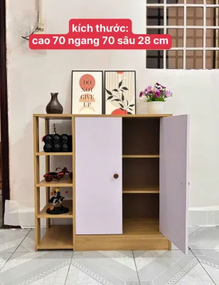tủ GIÀY 70 giày 2 gian tiện ích