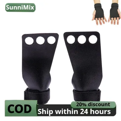 Gym Gloves Hand Grips Soft Protection Comfort 3 Finger Anti Slip Gymnastics Grips for Sports Weight Lifting Fitness Pull up