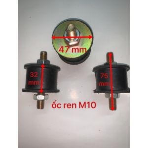 4 chân đế chống rung hai đầu bulong / 4 cục chống rung hai đầu M6 M8 M10