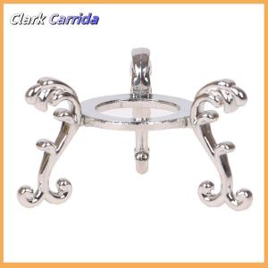 [Clark Carrida] Đế đỡ trứng đá quý trưng bày mạ vàng giá đỡ quả cầu pha lê đồ trang trí