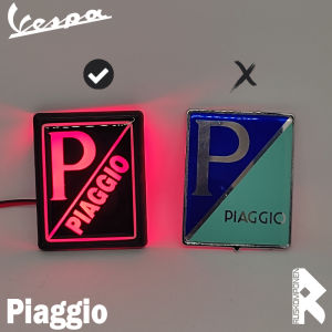 Emblem Led Vespa Matic Emblem Dasi Depan Vespa Matic Aksesoris Vespa Variasi Vespa Lampu Led Vespa Piaggio logo