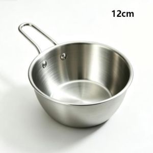 IFFINE Vật liệu thép không gỉ Bát trộn thực phẩm Dung lượng lớn Hộ gia đình có cân Bát cắm trại ngoài trời  Di động Bát có tay cầm bằng thép không gỉ