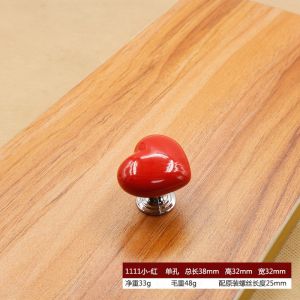 Colorful Heart Toilet Press Toilet Tank Button Aid Love Button