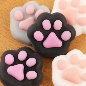 CHENJIE Cat Foot Cat Paw Squeeze Toy TPR 3D Fidget Toy Soft Stress Relief PinchToy Kid