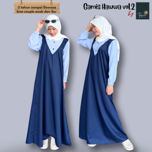 TABINA Gamis Anak Remaja Perempuan sampai Wanita Dewasa seri Hawwa II usia 2 hingga Dewasa XXL