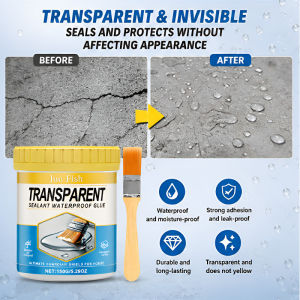 Transparent Waterproof Glue Invisible Leak Proof Sealant Multipurpose Repair Adhesive Clear Strong Bonding Sealer Bathroom Kitchen Tile Crack Gap