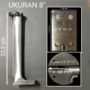 Tiang-Tangkai Rumah Pisau Mesin Potong kain KM  / standart pisau M-085 M.J.M-58049 ( MEKANIK MESIN JAHIT )