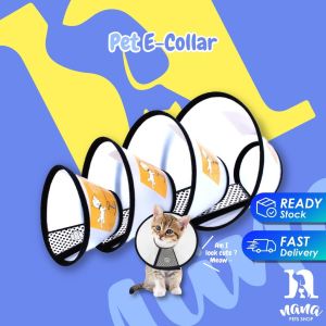 Elizabeth Collar Recovery Pet Cone E-Collar Cat Collar Cat Accessories Cat Neck Collar Kolar Kucing Aksesori Kucing