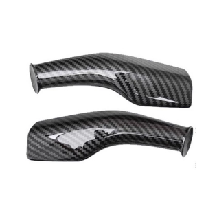 Car Shifter Handle Protector Full Enclosure Design Carbon Fiber Texture Steering Lever Handle Cover Accessory