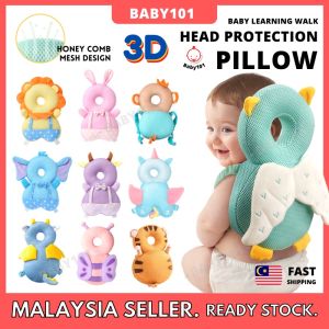 Baby Backpack Protection Pillow Infant Learning Walking Head Protection Cotton Cushion Bantal Perlindungan