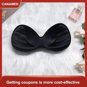 【CANAMEK】 Hemming đẩy lên áo tắm Pad chèn ngực độn Bikini độn áo ngực Enhancer xốp đệm cơ thể được trang bị đầy màu sắc mềm thoải mái Áo ngực Pad