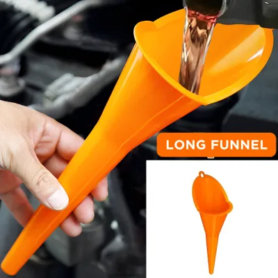 Corong Air Minyak Bensin Long Mouth Funnel - XMO755 - Orange
