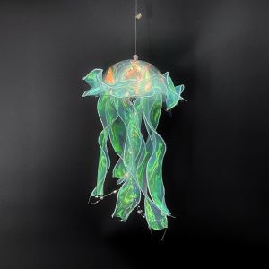 Color DIY Mermaid Parti Jellyfish Light Lantern Jellyfish Lamp Lantern Girls Happy Under The Sea Theme Birthday Party Decor