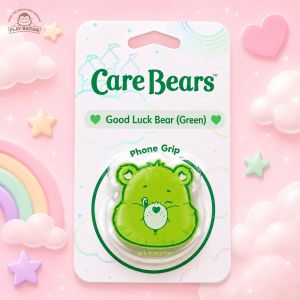 CACRE BEARS Phone Grip Holder | Cheer Bear Pink | Good Luck Bear Green | Grumpy Bear Blue | Phone Stand Grip