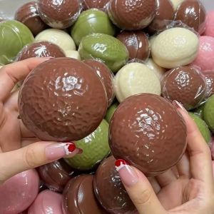 Chocolate Pie Squishy Stress Ball Fidget Toy Crunchy Squeeze Toy Building Blocks Filled ASMR Anti Stress Release Hand Relax Gift