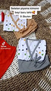 Setelan Kimono Newborn & Peralatan Bayi Baru Lahir
