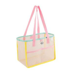 Quick Dry Ventilated Mesh Carryall Spacious Beach Bag Casual Shoulder Bag For Vacation Essential And Water Activities