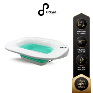 Chậu Xông Vùng Kín Sau Sinh Đa Năng Gấp Gọn DIPOLAR Có Đầu Bơm Tự Động Thông Minh - DCX01