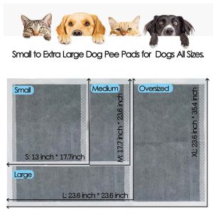 Disposable Pet Urine Pad Charcoal Carbon Molecule Pet Pee Ped  Absorbent Pet Puppy Training Mat Dog Cat Toilet Wee Pad