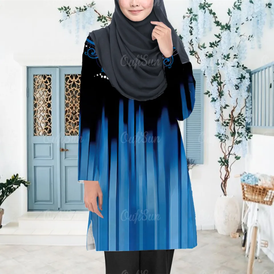 Long dress muslimah modern best sale