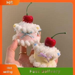 HB Cute Cherry Cake Hair Clip Womens Birthday Hat Headwear Hairpin Photography Atmosphere Sense Props Hair Accessories Gift
