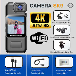 Camera Không Dây Quay Phim 1080/2K/4KKhung Hình 60FPS - Máy Quay Phim Hành TrìnhCamera Du Lịch Mini