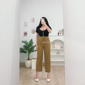 KIYORA KULOT - Celana Kulot Knit Kiyora Premium Long Pants