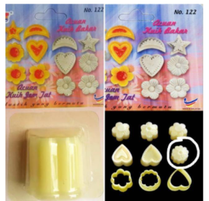 Cetakan kue tart/ jam tart/SinLian acuan 122 /cetakan kue kering BUNGA KELOPAK 10