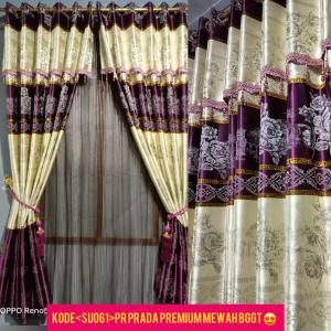 Gorden pintu / Gorden jendela / Gorden Prada Bunga / Gorden Mewah / gorden Import / Gorden Premium / Gorden smokring / Gorden terbaru / Gorden Murah