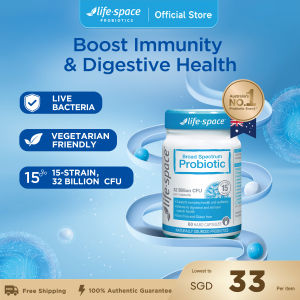 Life Space Broad Spectrum Probiotic 60 Capsules ((EXP: 10/2026) Improve Digestive Health & Immune strength LifeSpace Probiotics