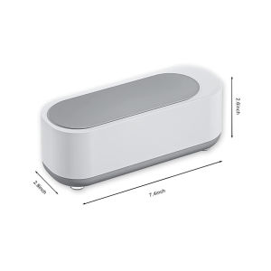 Ultrasonic Jewelry Cleaner Mutifunction Household Portable Professional Ultrasonic Cleaner for Cleaning JewelryRingNecklacesEyeglassWatchesRazorsMakeup BrushCoins 250ml