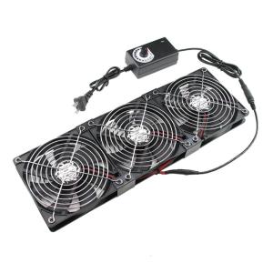 3x120mm Axial Fan AC100 240V for Computer and Warehouse Chassis and Cabinet Cooling Cooling Widely Use