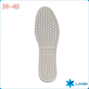 LoviRa 1Pair Deodorant Insoles Soft Shoes Pad Absorb-Sweat Breathable Comfort Cotton for Men Women
