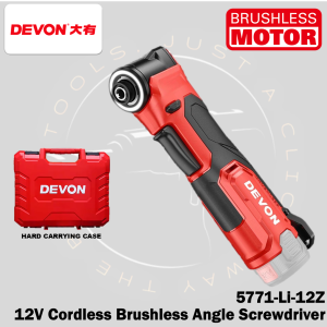 DEVON 5771-Li-12Z / 5771-Li-12 12V Brushless Cordless Angle Screwdriver