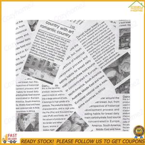 [Cozyhome2] 500Pcs Deli Wrap Wax Paper Sheet 25x25cm Basket Liners Food Picnic Paper Sheets for Sandwich Burger Greaseproof Food
