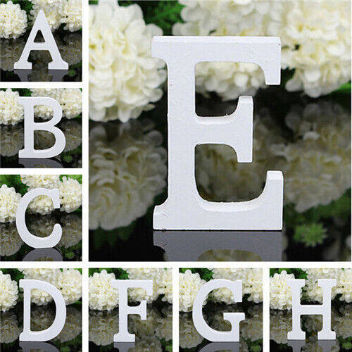 Vintage Large Wooden Block Freestanding Personalised A-Z Alphabet