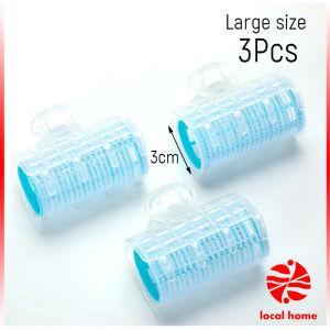 Thaihome โรลม้วนผม โรลม้วนผมตีนตุ๊กแก โรลม้วนผมไม่ใช้ความร้อน 3 ชิ้น/set Roll Curler