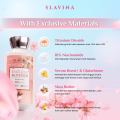 SLAVINA Body Lotion First Kiss + Endless Blossom (Floral Addict) by Nagita Slavina - Handbody 10% Niacinamide with Serum Burst Glutathione Moisturizing Whitening. 
