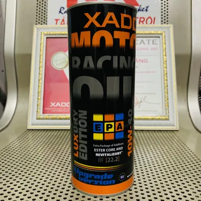 [Xả Hàng] Xado Racing V3 22.2 - Nhớt Cao Cấp Xe Số - Tay Côn XADO LUXURY MOTO RACING OIL 4T 10W-40 Made in Holland