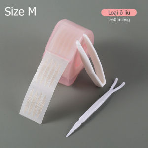 Miếng Dán Mí Không Lộ Viền Trong Suốt Dạng Cuộn 360 Miếng Dụng Cụ Kích Mí Lưới Tạo Nếp Mí Tự Nhiên Nhiều Kích Thước