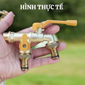 Vòi Nước Faucet Tăng Ap 2 Đầu Ra Thông Minh Hàng Cao Cấp Fullbox