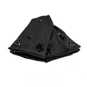 Hepburn style ladies hair clips temperament back of the head plate hair bow satin grab clip