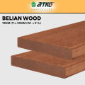 Belian Timber Smooth Planed Eased Four Edges (E4E) 19MM x 90MM x 1500MM. 