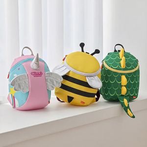 Kindergarten backpacks for boys and girls 1-3-6 Cartoon backpack for 8-year-old children traveling